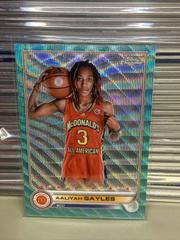 Aaliyah Gayles [Aqua Wave] #42 Basketball Cards 2022 Topps Chrome McDonald's All-American Prices