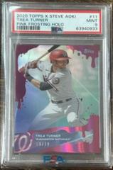 Trea Turner [Pink Frosting Holographic Foilboard] #11 Baseball Cards 2020 Topps X Steve Aoki Prices