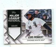 Luis Robert #MLM-LR Baseball Cards 2022 Topps Major League Material Relics Prices