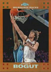 Andrew Bogut Orange Refractor #27 Basketball Cards 2007 Topps Chrome Prices