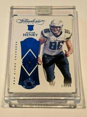 Hunter Henry [Sapphire] Football Cards 2016 Panini Flawless Prices