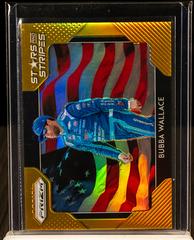 Bubba Wallace [Gold] #SS-8 Racing Cards 2019 Panini Prizm Nascar Stars and Stripes Prices