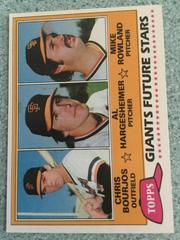 Giants Future Stars [Bourjos, Harrgshmr, Rowland] #502 Baseball Cards 1981 Topps Prices
