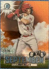 Matt McLAIN [Mega Box Mojo Orange] #SOS-8 Baseball Cards 2023 Bowman Sights on September Prices