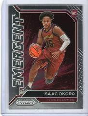 Isaac Okoro Basketball Cards 2020 Panini Prizm Emergent Prices
