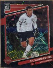 Giovanni Reyna [Optic Black Velocity] #164 Soccer Cards 2021 Panini Donruss Road to Qatar Prices