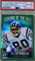 Kellen Winslow [Green] #9 Football Cards 2016 Panini Donruss Optic Legends of the Fall Prices