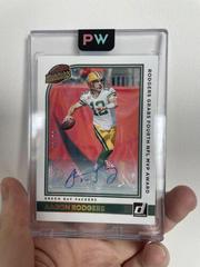 Aaron Rodgers [Autograph] Football Cards 2022 Panini Donruss Highlights Prices