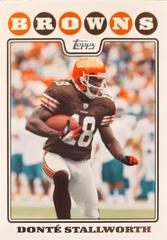 Donte Stallworth Football Cards 2008 Topps Prices