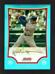 Justin Morneau [Blue Refractor] #11 Baseball Cards 2009 Bowman Chrome Prices