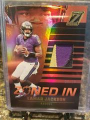 Lamar Jackson [Prime] #ZI-2 Football Cards 2022 Panini Zenith Zoned In Prices