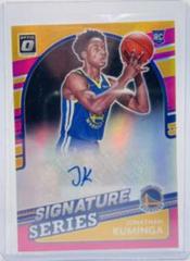 Jonathan Kuminga [Pink] #SS-JKM Basketball Cards 2021 Panini Donruss Optic Signature Series Prices