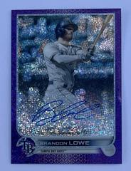 Brandon Lowe [Purple Speckle] #CVA-BL Baseball Cards 2022 Topps Chrome Veteran Autographs Prices