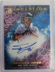 Spencer Jones [Blue Foil] #PPA-SJ Baseball Cards 2023 Bowman Inception Primordial Prospect Autograph Prices