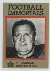Art Donovan Football Cards 1985 Football Immortals Prices