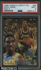 Eddie Jones [Row 0] Basketball Cards 1996 Flair Showcase Legacy Collection Prices