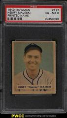 Henry Majeski [Printed Name on Back] Baseball Cards 1949 Bowman Prices