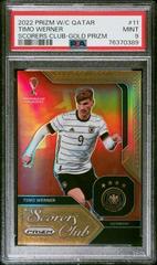 Timo Werner [Gold] Soccer Cards 2022 Panini Prizm World Cup Scorers Club Prices