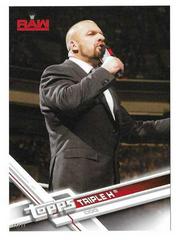 Triple H Wrestling Cards 2017 Topps WWE Prices