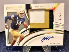 Kyle Hamilton [Patch Autograph Gold] #108 Football Cards 2022 Panini Immaculate Collection Prices
