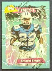 Emmitt Smith [Refractor w/ Coating] Football Cards 1995 Topps Finest Prices