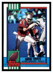 Andre Tippett [Disclaimer Back] Football Cards 1990 Topps Prices
