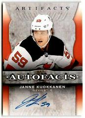 Janne Kuokkanen Hockey Cards 2021 Upper Deck Artifacts Auto Facts Prices