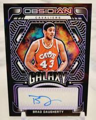 Brad Daugherty [Purple] Basketball Cards 2021 Panini Obsidian Galaxy Autographs Prices