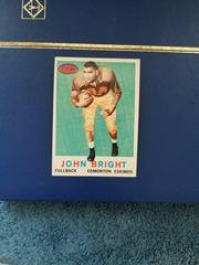 John Bright #41 Football Cards 1959 Topps CFL Prices