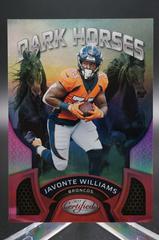 Javonte Williams [Pink] #DH-6 Football Cards 2022 Panini Certified Dark Horses Prices