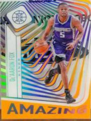 De'Aaron Fox [Orange] Basketball Cards 2020 Panini Illusions Amazing Prices