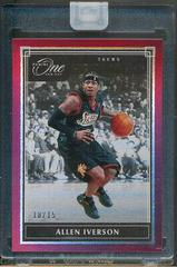 Allen Iverson [Red] #168 Basketball Cards 2019 Panini One and One Prices
