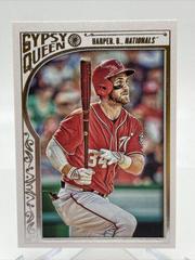 Bryce Harper [Batting Framed White] #45 Baseball Cards 2015 Topps Gypsy Queen Prices