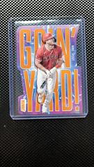 Mike Trout [Orange] Baseball Cards 2023 Stadium Club Goin' Yard Prices