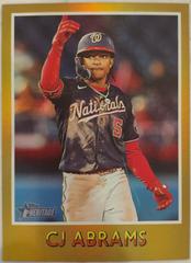 CJ Abrams [Gold Foil] #75BS-9 Baseball Cards 2024 Topps Heritage Baseball Sensation Prices