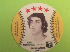 John Montefusco Baseball Cards 1977 Detroit Caesars Discs Prices