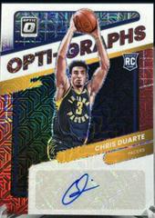 Chris Duarte [Choice] Basketball Cards 2021 Panini Donruss Optic Opti Graphs Prices