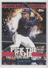 Juan Soto [Series 2] #HRC-2 Baseball Cards 2022 Topps Home Run Challenge Code Prices
