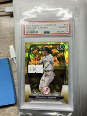 Oswaldo Cabrera [Yellow] #33 Baseball Cards 2023 Bowman Chrome Sapphire Prices