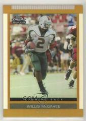 Willis McGahee [Chrome Gold Refractor] #140 Football Cards 2003 Topps Draft Picks & Prospects Prices