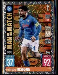 Lorenzo Insigne Soccer Cards 2021 Topps Match Attax Champions & Europa League Prices