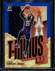 LeBron James [Blue] Basketball Cards 2021 Panini Donruss Optic T Minus 3 2 1 Prices