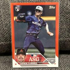 Corbin Carroll [Red] #ASG-34 Baseball Cards 2023 Topps Update All Star Game Prices