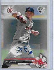 Jay Groome [Autograph Turkey] Baseball Cards 2017 Topps Holiday Bowman Prices