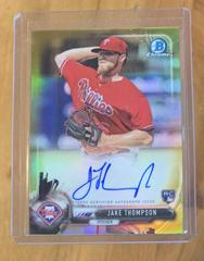 Jake Thompson [Gold Refractor] #BCAR-JT Baseball Cards 2017 Bowman Chrome Autograph Rookies Prices