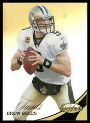 Drew Brees [Mirror Gold] #112 Football Cards 2012 Panini Certified Prices