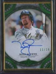 Mark McGwire [Emerald] #TCA-MMC Baseball Cards 2022 Topps Transcendent Collection Autographs Prices