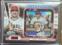 Mike Trout [Red] #IVC-MT Baseball Cards 2021 Stadium Club Instavision Prices