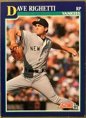 Dave Righetti Baseball Cards 1991 Score Prices