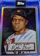 Willie Mays [Rainbow] #A-6 Baseball Cards 2022 Topps X Naturel 1952 Encased Art Prices